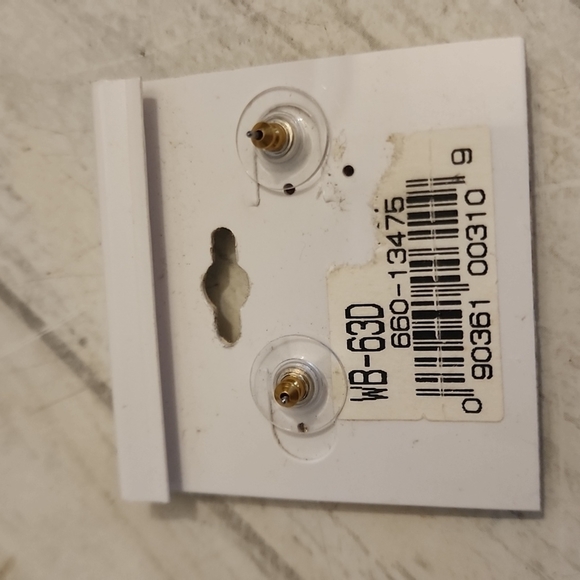 3 for $15 - Willow Bay - Black and Goldtone braided earrings - Picture 4 of 4